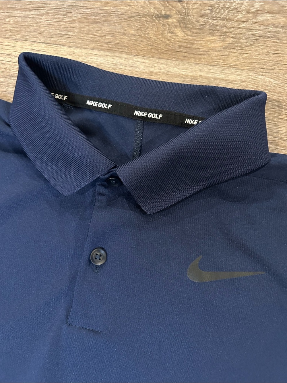 Nike Golf Men's Dark Navy Polo with Swoosh